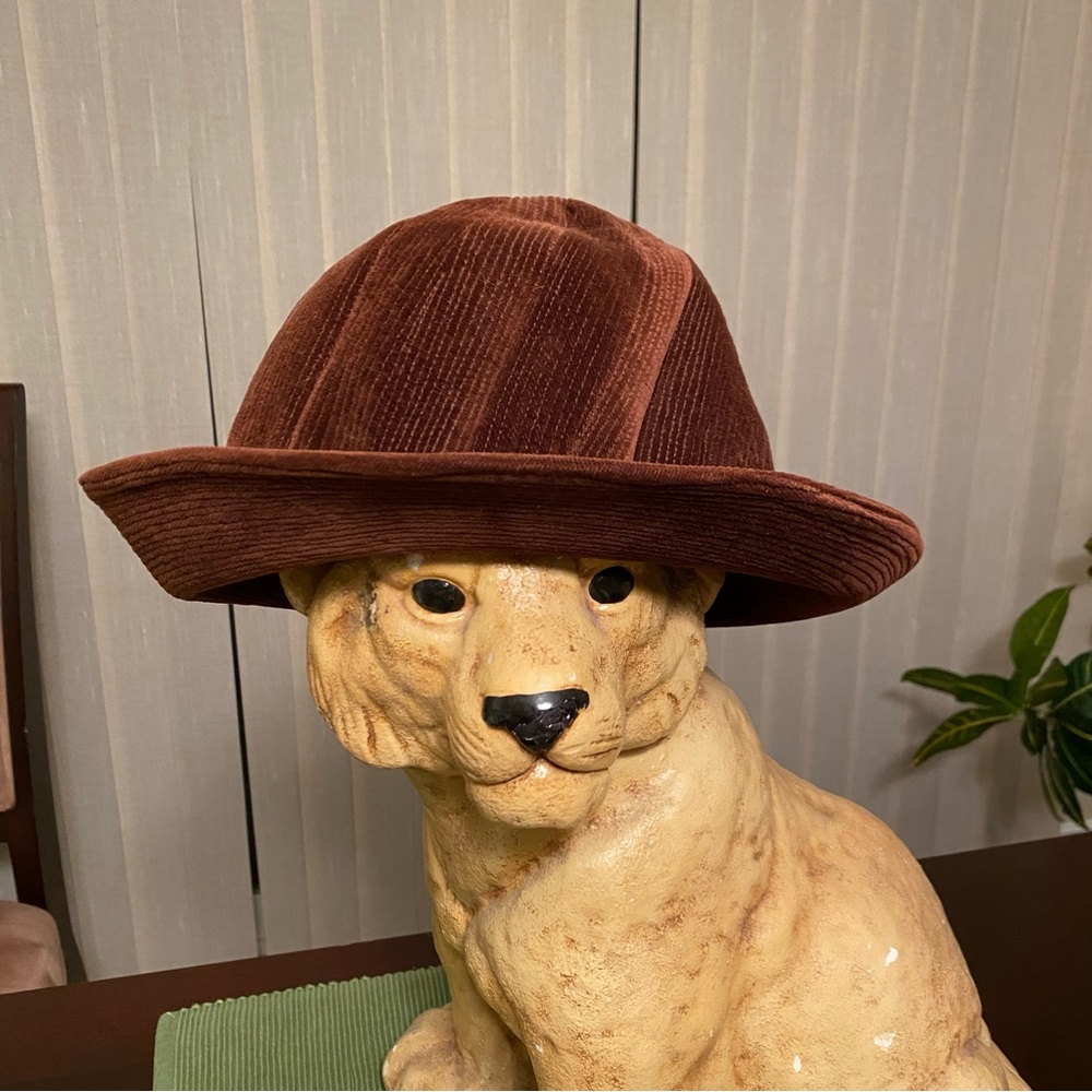 Margo’s Custom Brown Fedora / Bowler / Derby Hat